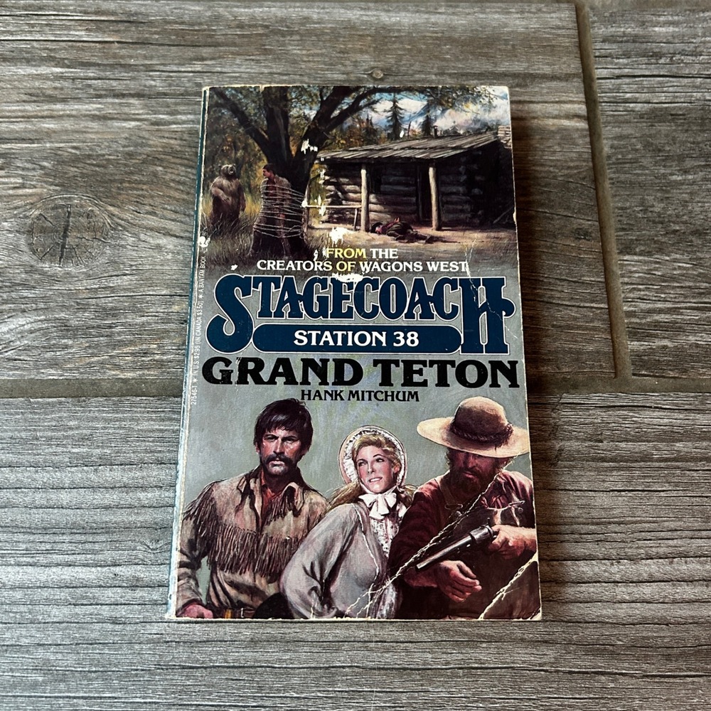 Stagecoach Station 38 Grand Teton Hank‎ Mitchum Western Paperback Book